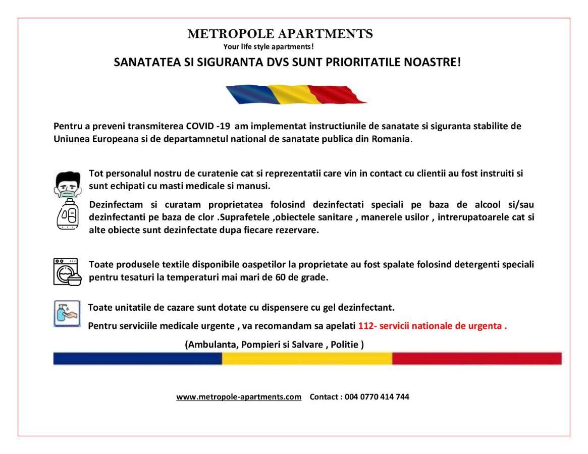 בוקרשט Metropole Apartments Old Town מראה חיצוני תמונה